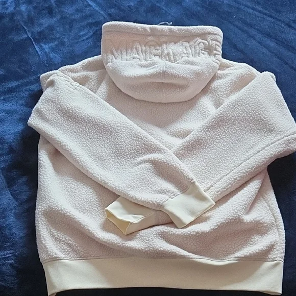 Men's Cream Fleece Hoodie